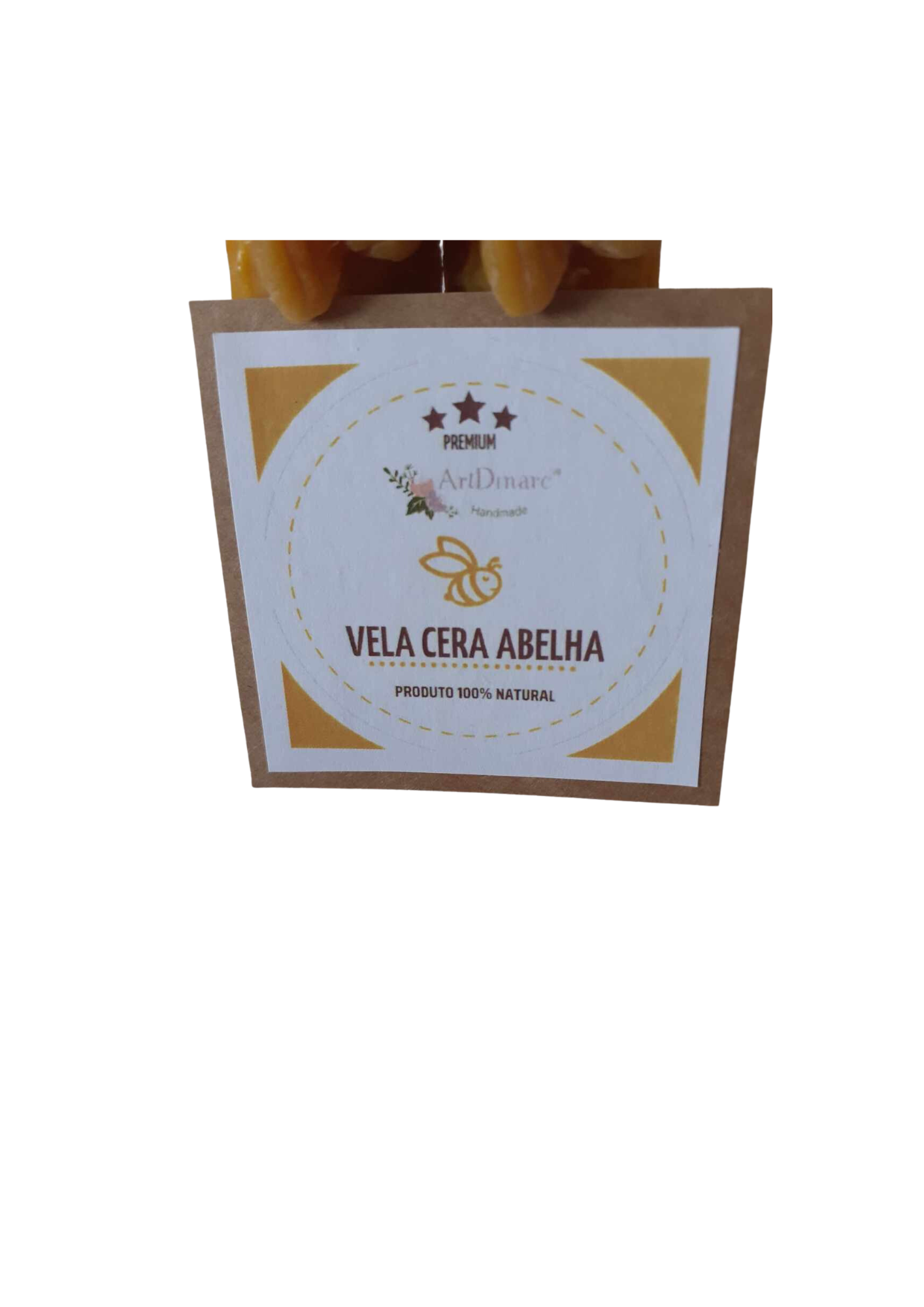 Vela 100% Cera de Abelha