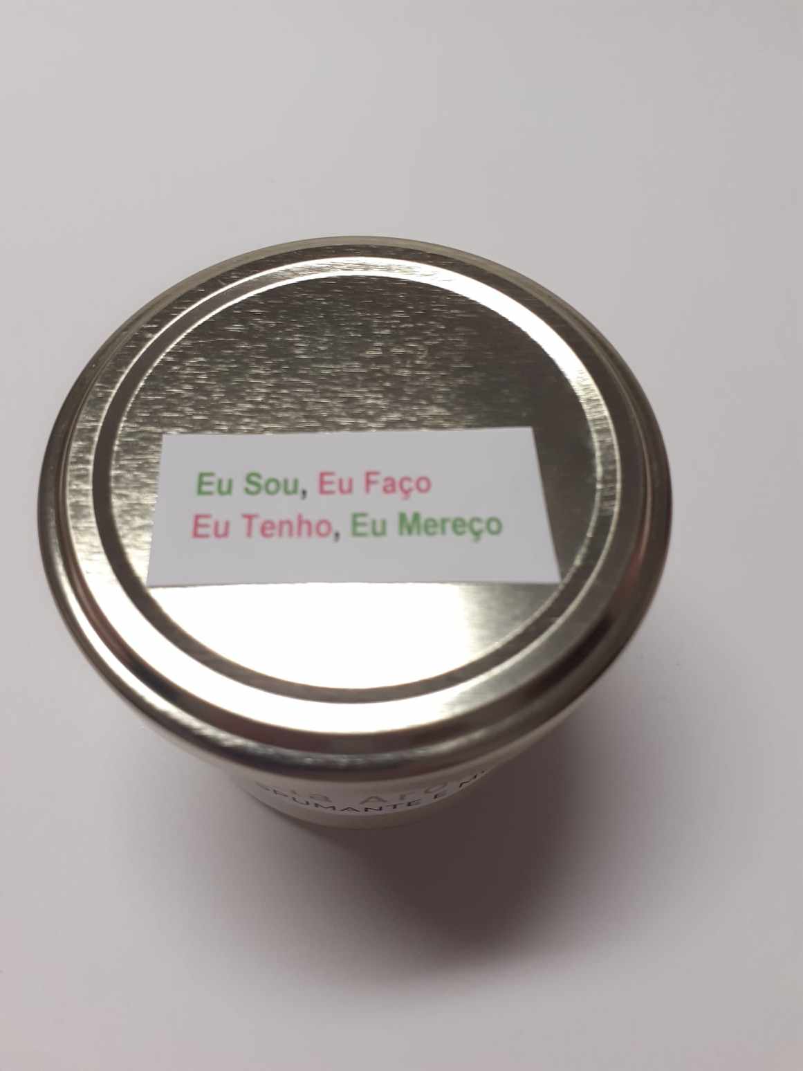 Vela de Champanhe e Morango Mensageira